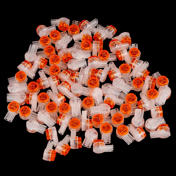 100Pc K2-kontakt Fettpåfyllning Butt Wire Line Terminal för T