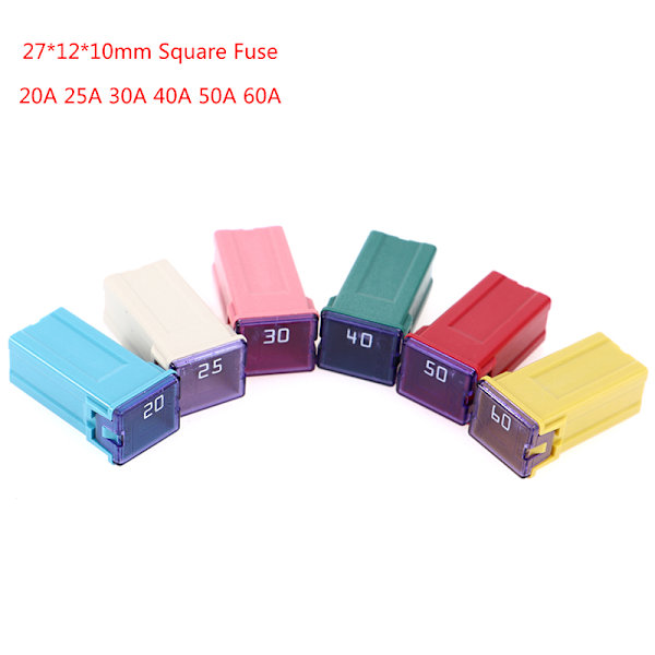 Mini fyrkantssäkring 32V 20A 25A 30A 40A 50A60A Bilsäkring 40A