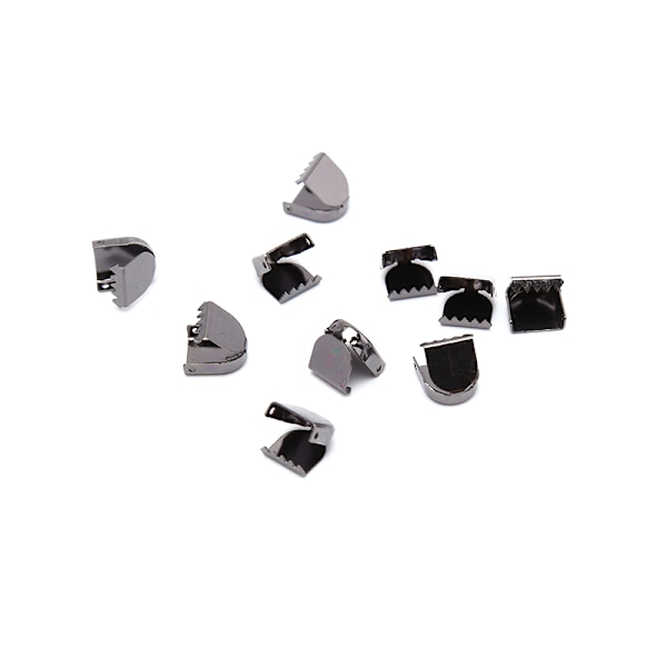 1 par skosnöre Spänne Tieless Lace No Need Tie Skosnören Lazy S Black 8mm