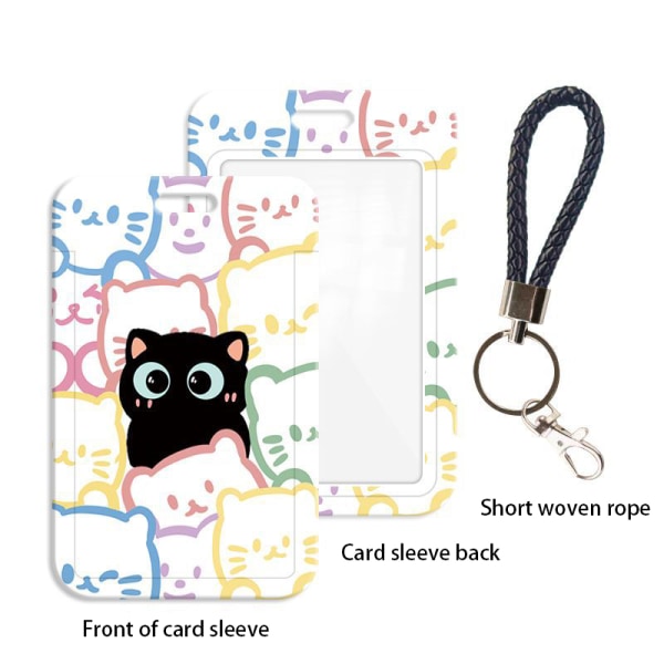 e Cat Card Holde För Student Mode Kpop Idol Photocard Holde A2