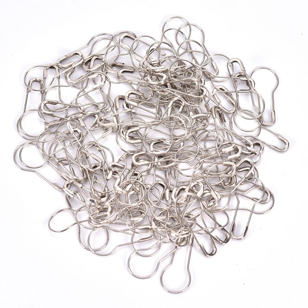 100st Pins Calabash Bulb Kalebass Form Metallklämmor Stickning Stit Gold