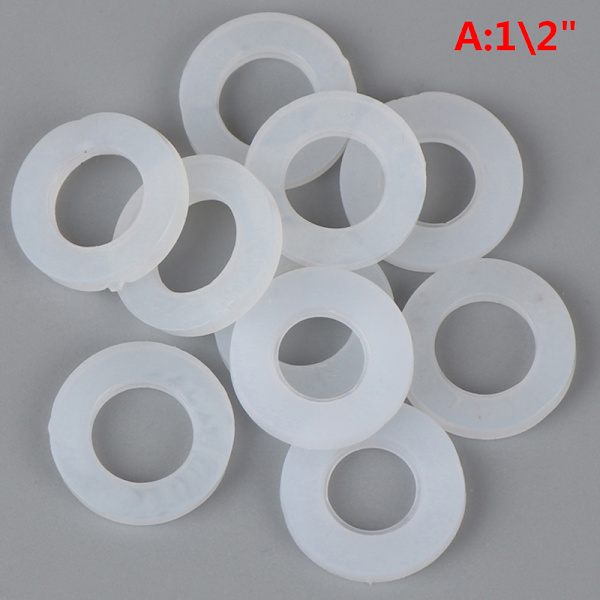 1/2" 3/4" 1" gummiring Silikon PTFE platt packning tätningsring f A