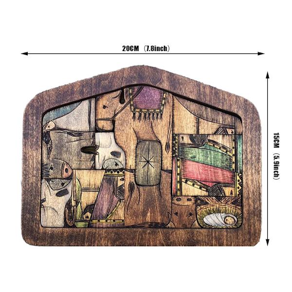 Wooden Jesus Puzzles Nativity Set Nativity Puzzle Puzzle Game K
