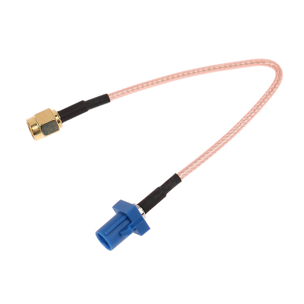 Fakra C Adapterkontakt till SMA Hane GPS-antennförlängningskabel RG