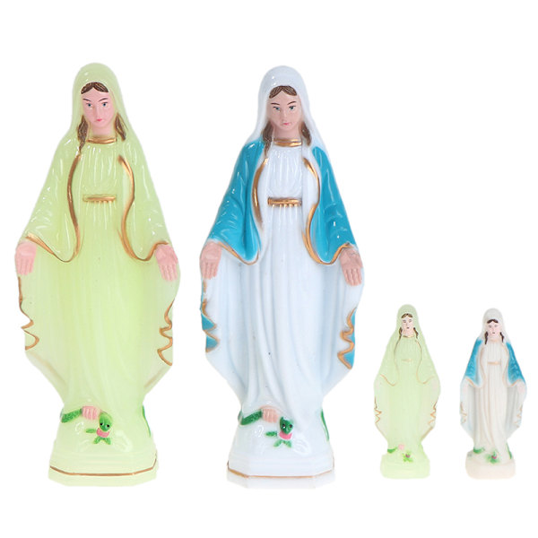 Katolsk Maria staty Madonna Handgjord Jungfru Maria staty Jesus