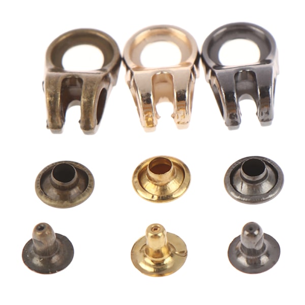 10 set Alloy Boot Spetskrokar Spetsbeslag med nitar Camp Hi