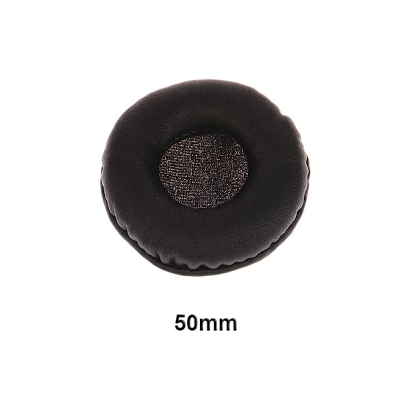 Öronkuddar för hörlurar Hörlurssvamp Läderfodral för Hea 50mm