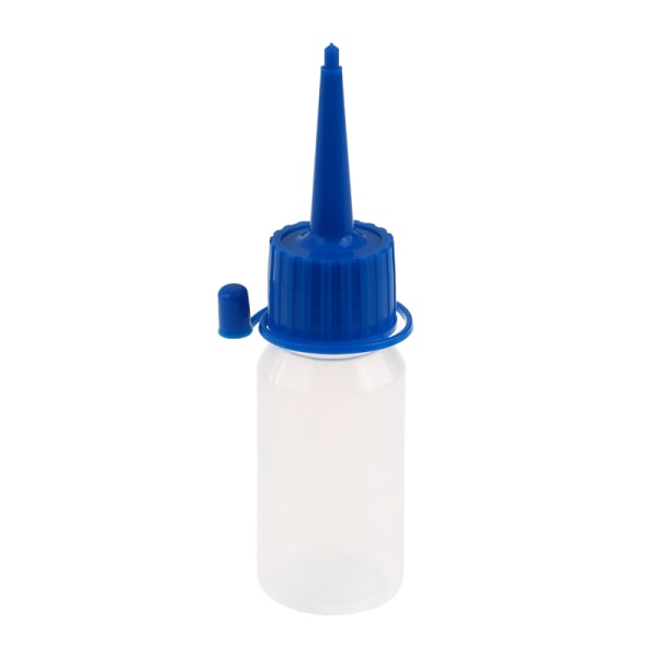 1 st Återanvänd vit plastflaska limapplikator Pappersquilling Blue
