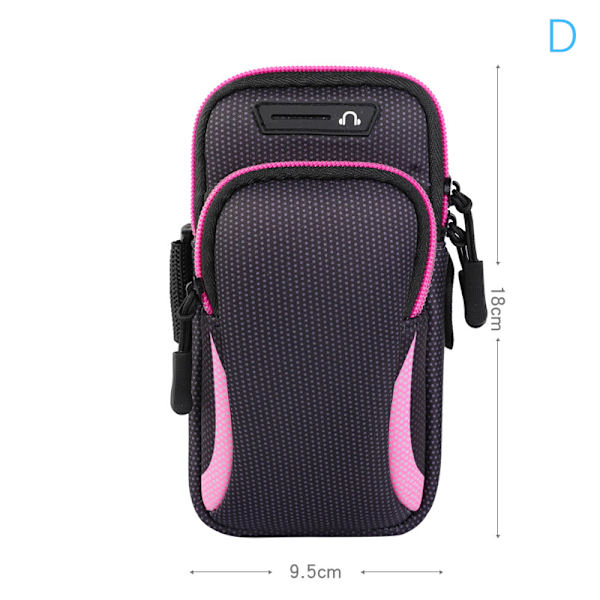 Gym Sport Löpning Jogging Armband Armband Väska Hållare Case Cov E