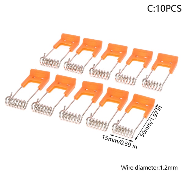 10PCS fjädrar klämmor för led downlight panel ljus tak ljus C