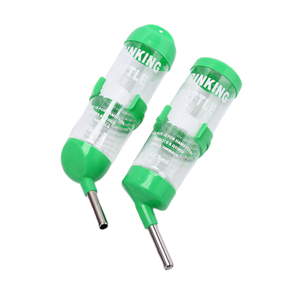 125ml Plast Hamster Drinker Vattenflaska Dispenser Hängande Pe random color
