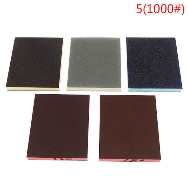 2st polerande slipsvamp block pad sandpapper assorterad abra 1000#