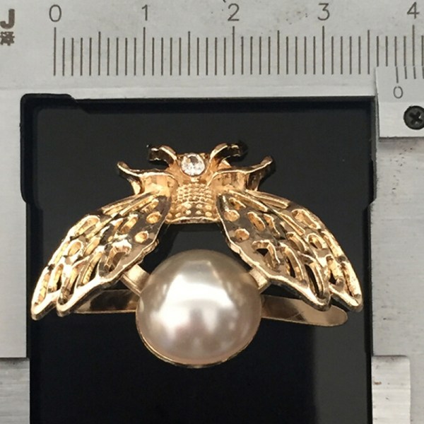 1Pc e bee faux pearl metal dam skoklämma dekor tjejskor cl