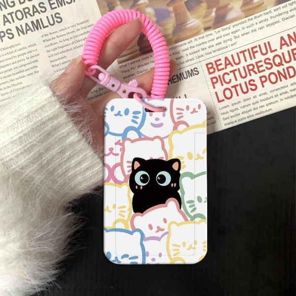 e Cat Card Holde För Student Mode Kpop Idol Photocard Holde A5