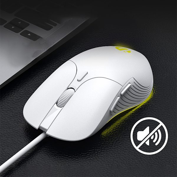 Profession Wired Gaming Mouse 6 Knappar 4800 DPI LED Optisk US Black