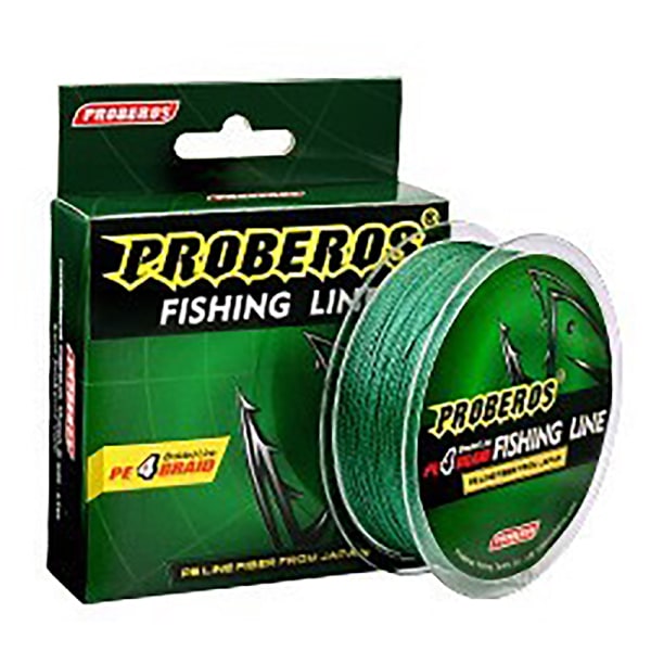 4 flätor 100m Dali Horse Fishing Line Gul/Blå/Röd/Grå/Grö green 8.0/80LB