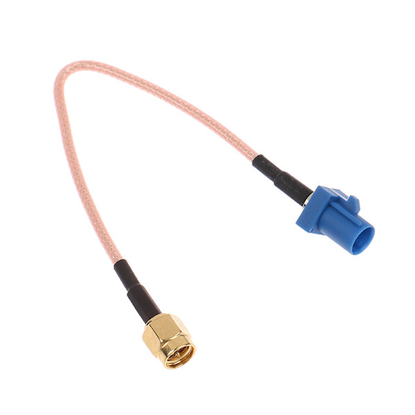 Fakra C Adapterkontakt till SMA Hane GPS-antennförlängningskabel RG