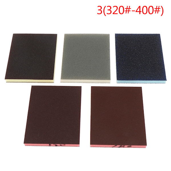 2st polerande slipsvamp block pad sandpapper assorterad abra 320#-400#
