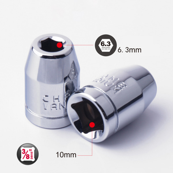 Spärrhylsa Adapter Universal Socket Hex Bits Hållare Converte A
