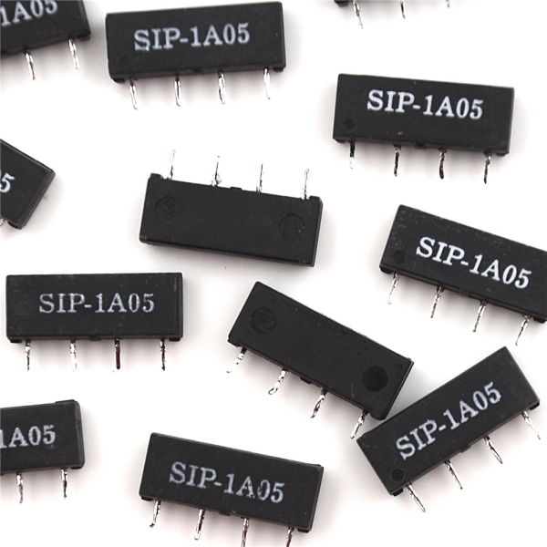Nytt 20st 5V relä SIP-1A05 Reed Switch Relay 4PIN för PAN CHAN 0 0