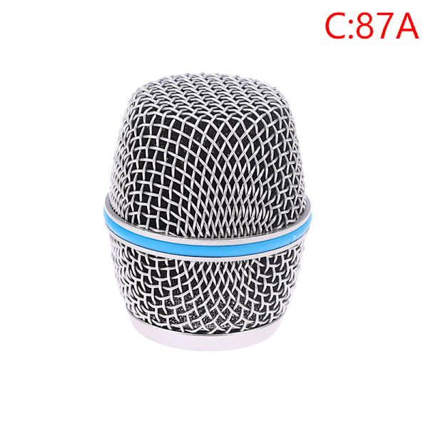 Mikrofonersättningshuvud Stål SM58 Mesh Handhållen mikrofon C