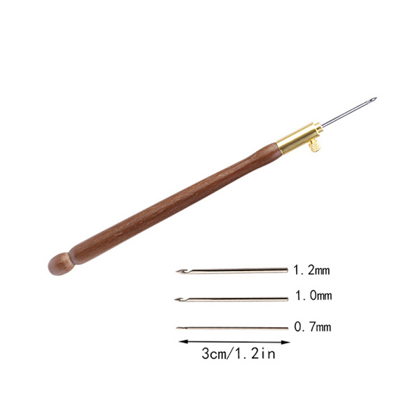 1 set fransk broderivirkad DIY handkorsstygn cotto croc B