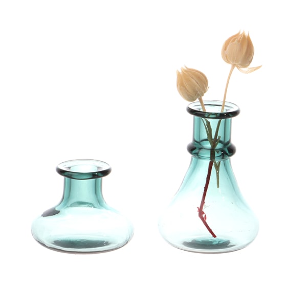1st 1:12 Dockhus Miniatyrglasvas Blomsterarrangör Förvaring H