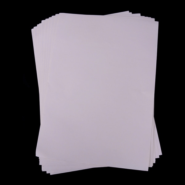 10 ark A4 matt utskrivbart vitt självhäftande klistermärke Ii