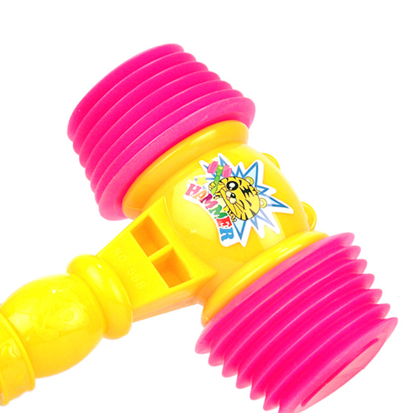 25 cm Plast Whistle Training Toddler Baby Barn Handtag Hammer N