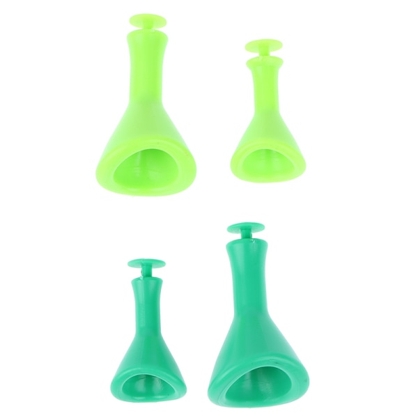 4st/ set Shrek Ears Charms Gummiskor Spänne dekoration för B Light green S