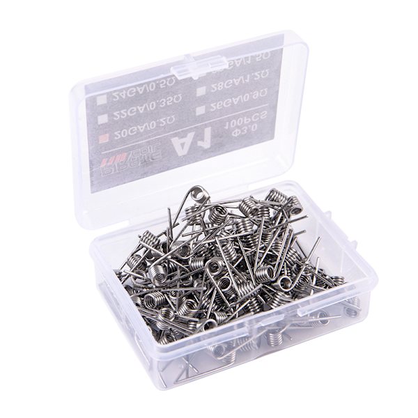 100st/kartong A1 Spole Tråd Värmemotstånd Premade Coils DIY Pr 26GA/0.9Ω