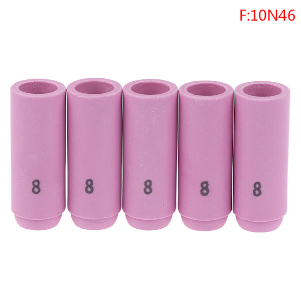 5 STK 10N49/50 Plasma keramiska koppar Alumina munstyckskoppar TIG F
