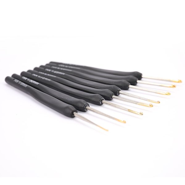 8 st/ set Black Knitting s Virknålar för stickad DIY Craft Loom