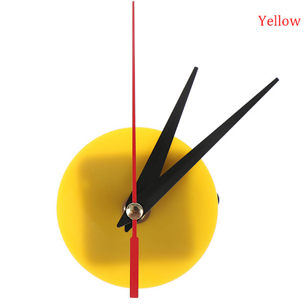 Silent Quartz Watch DIY Wall Clock Movement Mechanism Parts Rep Yellow