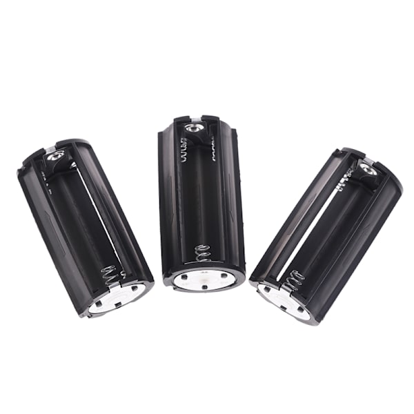 1/3 st 3x AA till D storlek Batteriadapter Konverterhållare Case Bo 2(3Pcs)