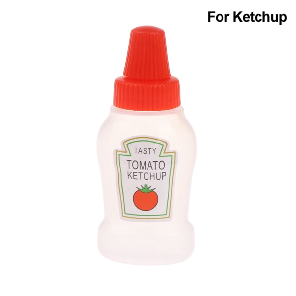 Mini portabel liten såsbehållare Tomatssåssalladsdressing Ketchup