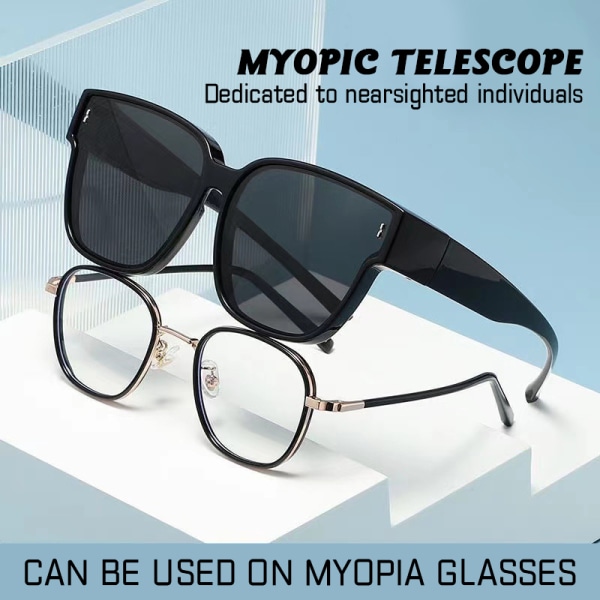 Solglasögon att bära över glasögon Vintage polariserade solglasögon F A