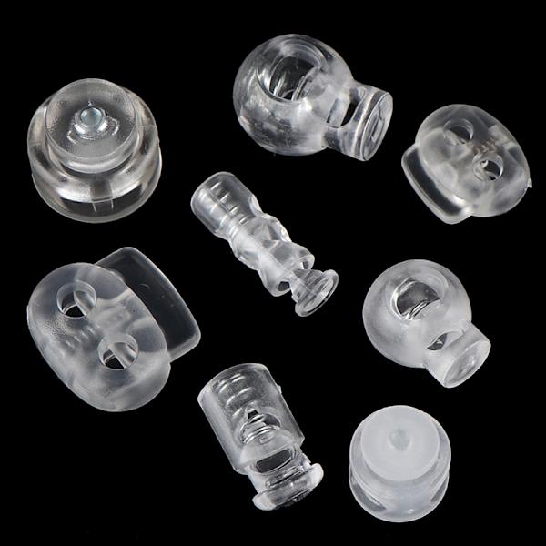 10 st Sladdlås Plaststoppar Sladdändar Spänne DIY Skosnören B A2