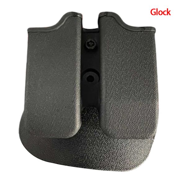Taktiska 9 mm dubbla tidningsfickor för Glock 1911 hölster Ma black for Glock