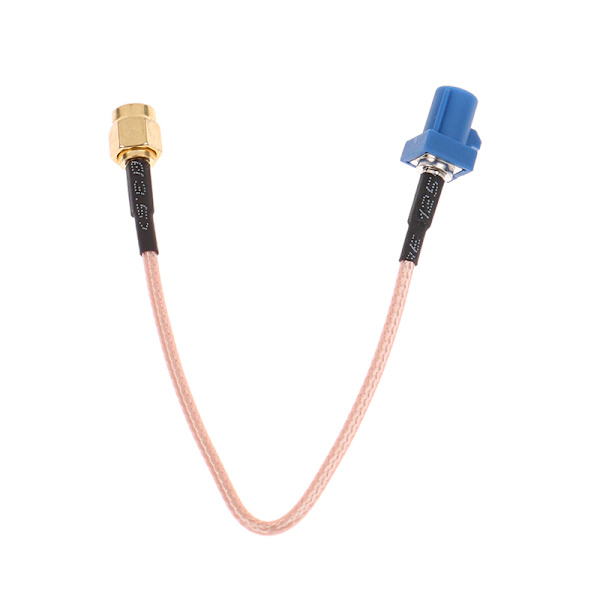 Fakra C Adapterkontakt till SMA Hane GPS-antennförlängningskabel RG