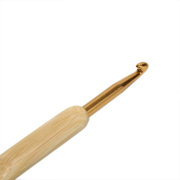 8x Bambu Virknålar Set s Stickhandtag Vävgarn Sy