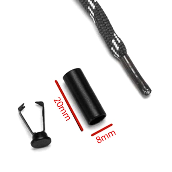 10st DIY Metal Aglets Skosnöre Kläder Cylindriska Tips Head Gold