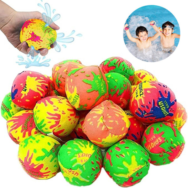 12st återanvändbart spel Strandsporter Barn Roliga poolleksaker Soaking W 12PCS Random Color