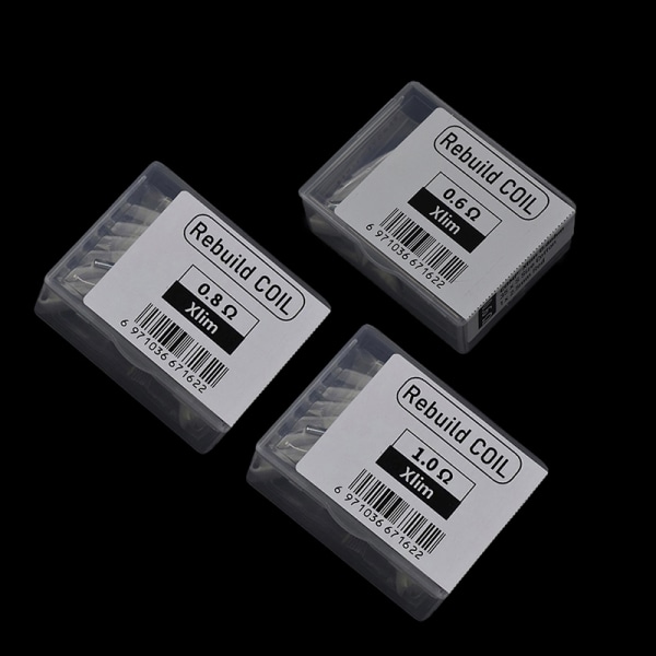 DIY Rebuild Kit Mesh Coil Tillbehör för Xlim 0.6/0.8/1.0ohm Rep 0.8Ω
