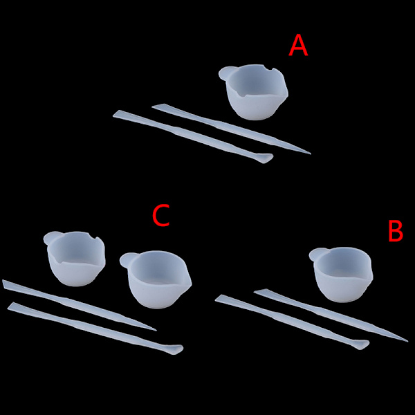 1 Set Mix Cup Sticks Form Epoxihartsverktyg gör-det-själv smycken C