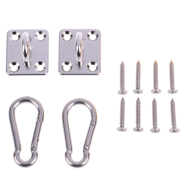 2 set takväggmonterade U-formade krokar Rostfritt stål Heavy D 5mm
