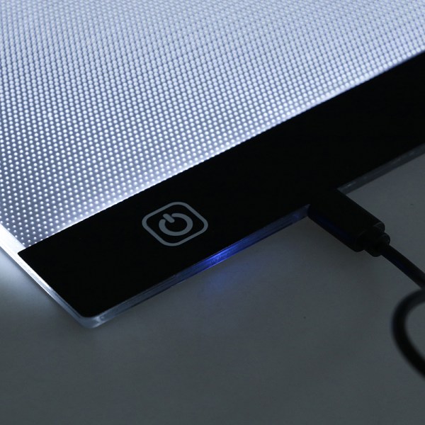 A5 LED Art Stencil Board Light Box USB Tracing Ritbord Annons B(Stepless Adjustable Brightness)