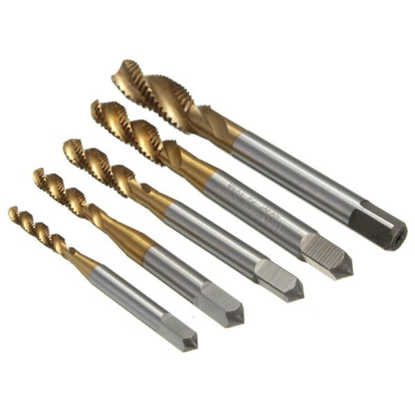 M3 M4 M5 M6 M8 Höghastighetsstål HSS Skruvgänga Metrisk Spiral M3: 3mm*0.5mm
