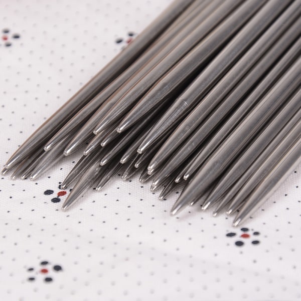 35 st 20 cm rak stickning s rostfritt stål DIY virknål
