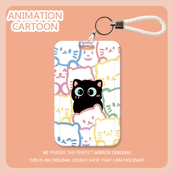 e Cat Card Holde För Student Mode Kpop Idol Photocard Holde A2